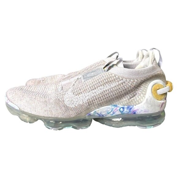 Nike Air Vapormax 2020 FK Flyknit Summit White Womens Shoes CJ6740-100 size‎ 13 - Picture 1 of 7